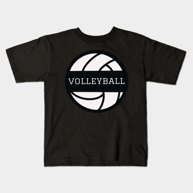 Volleyball Kids T-Shirt by RayRaysX2